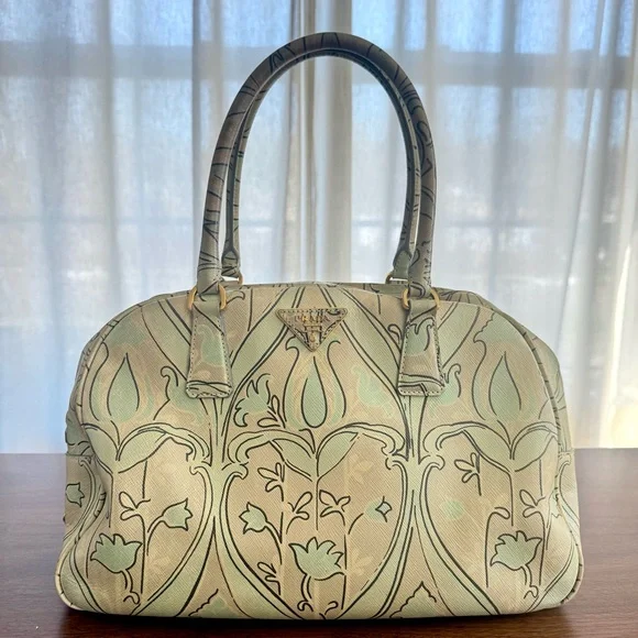 *RARE* Prada Saffiano Bauletto Bag | 100% Authentic - Picture 1 of 9